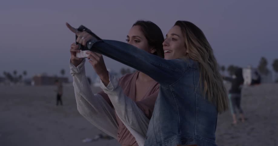 Friends At The Beach