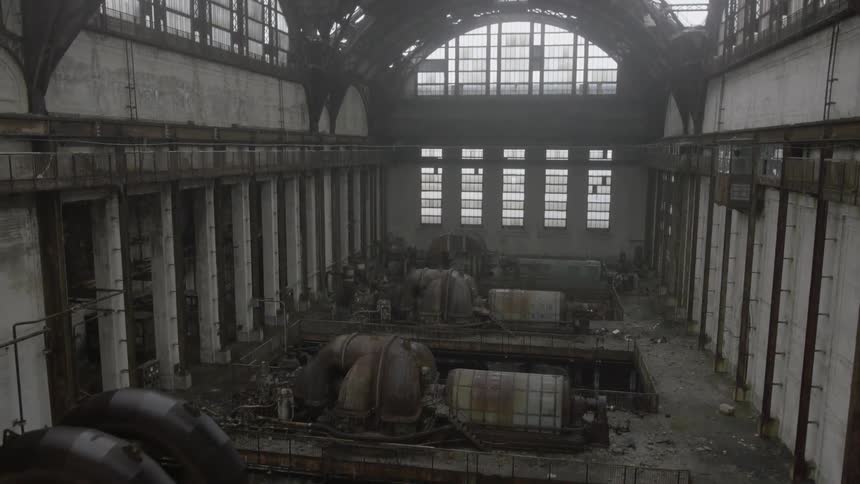 Inside of an abandoned building