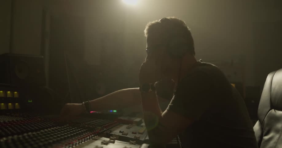 Musician In Studio
