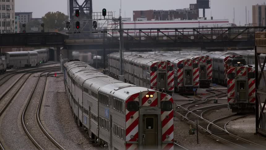 A train yard