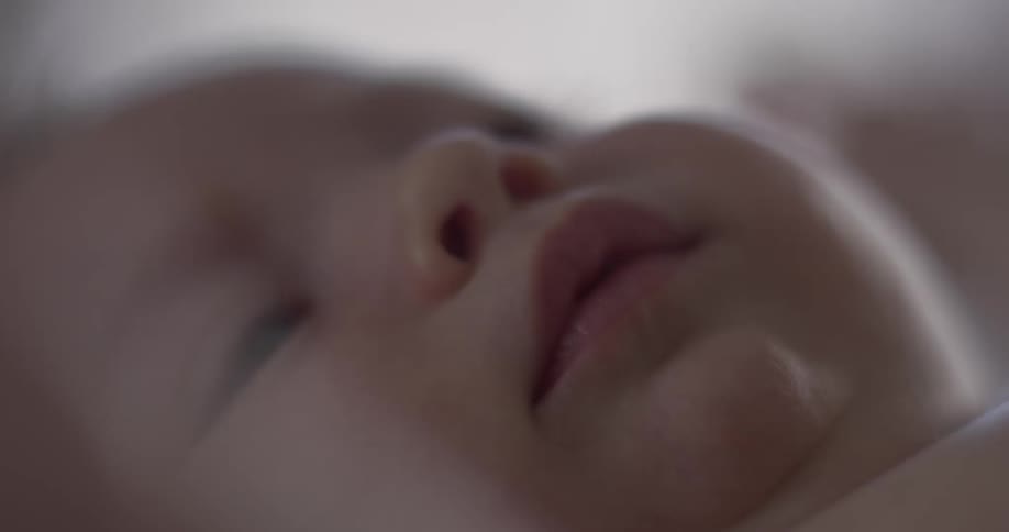 An infant is is making noises