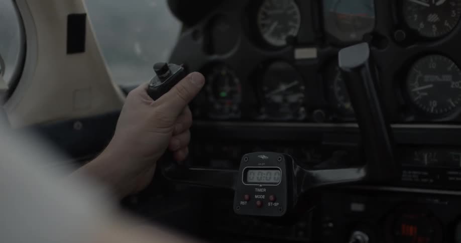 Pilot Flying A Plane