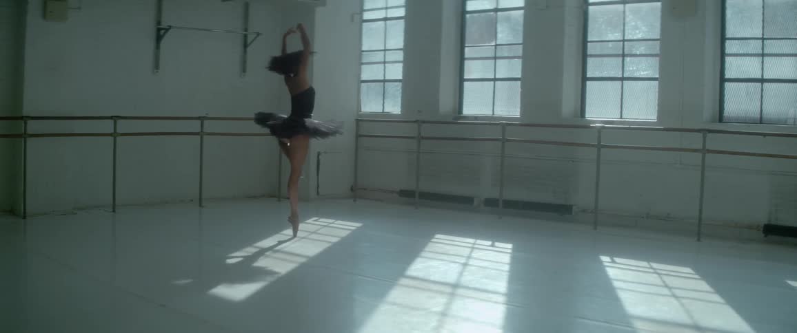 A person dancing ballet