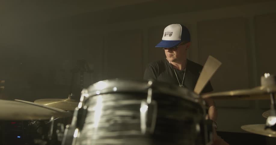 Musician In Studio