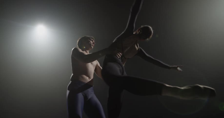 Ballet Dancers In Studio