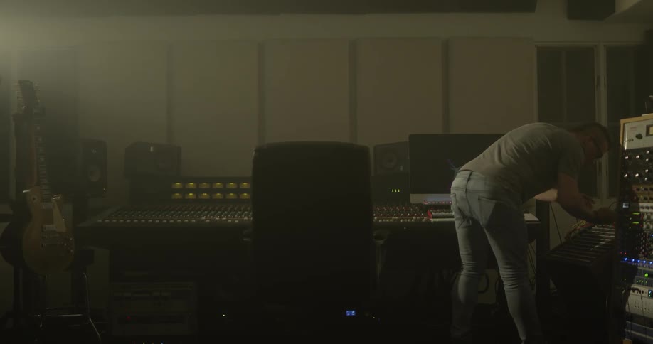Musician In Studio