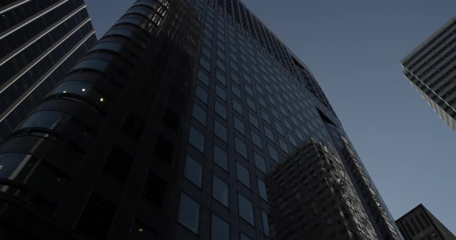 Skyscraper passes on the left side