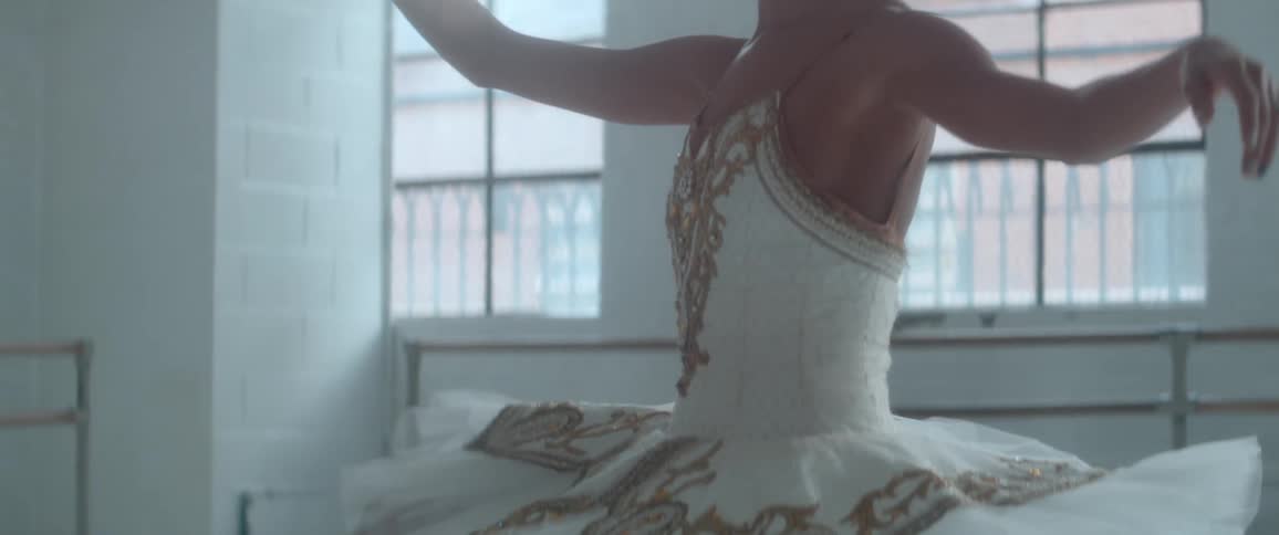 A person dancing ballet