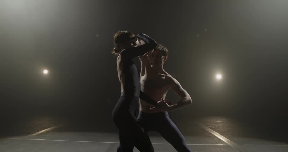 Ballet Dancers In Studio