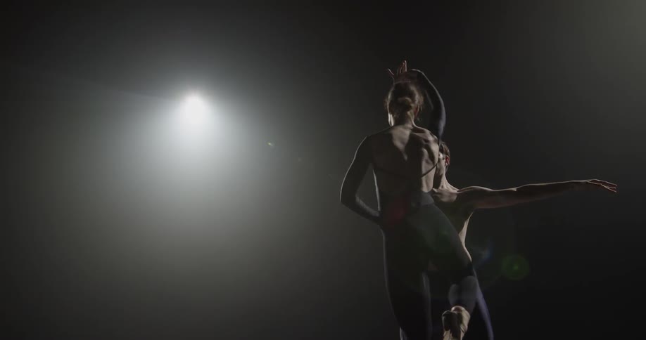 Ballet Dancers In Studio