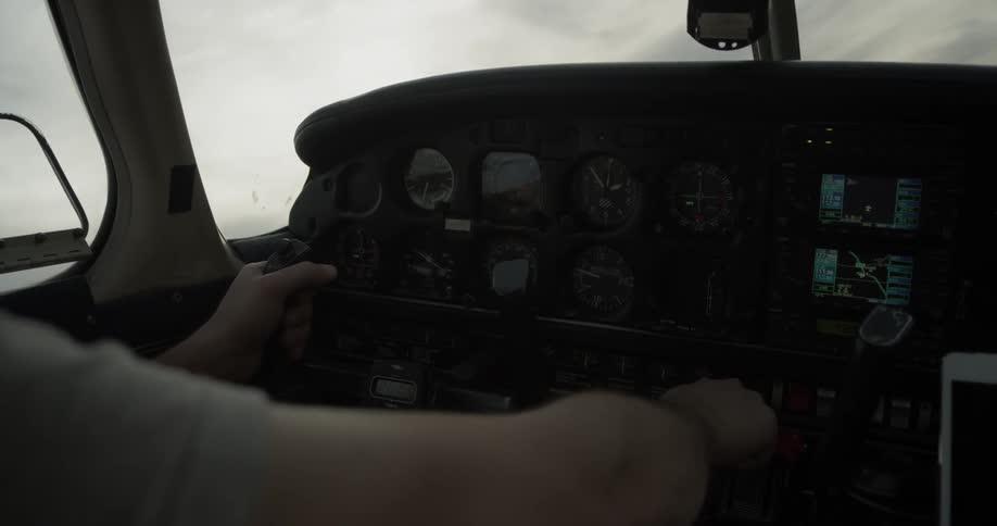 Pilot Flying A Plane