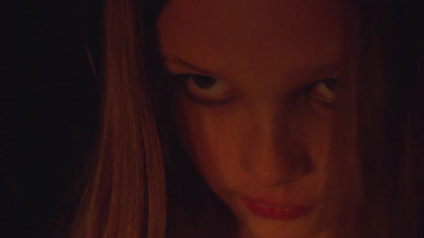Creepy Girl At Night