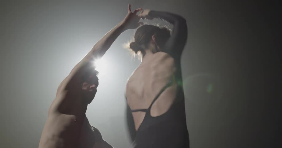 Ballet Dancers In Studio