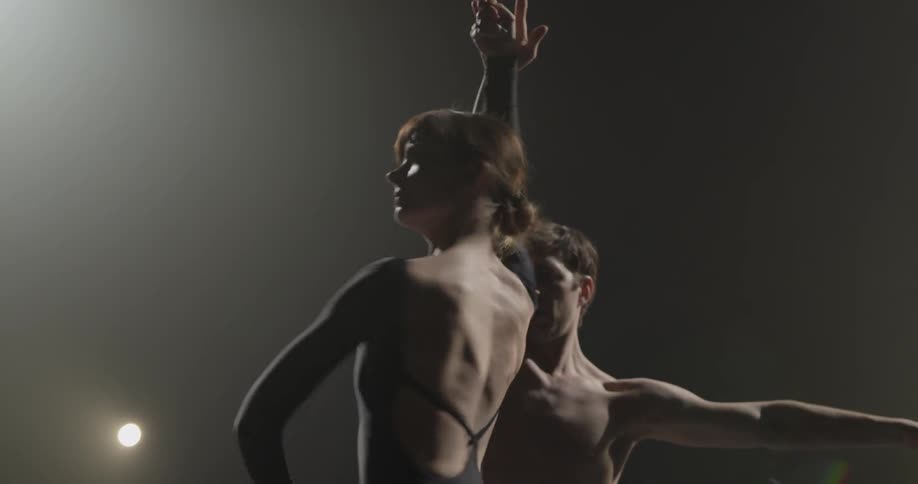 Ballet Dancers In Studio