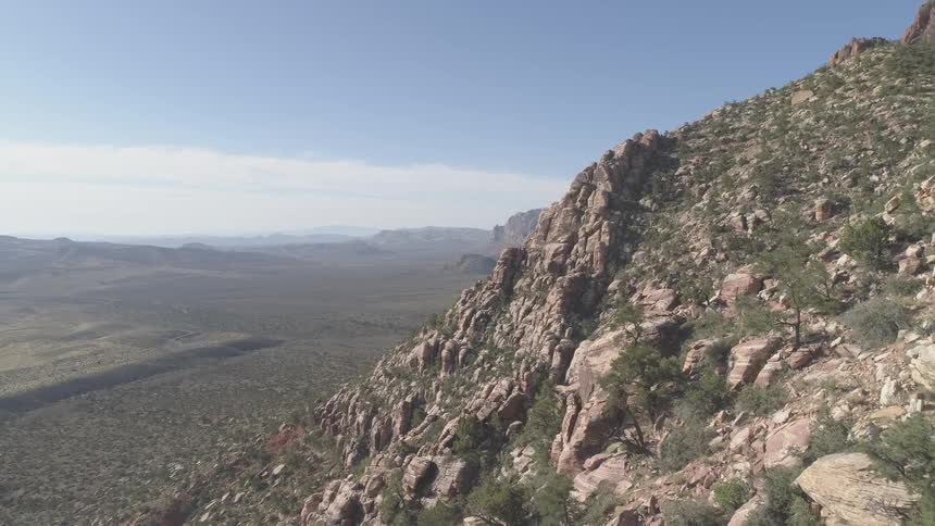 A rough, rocky mountain cliff