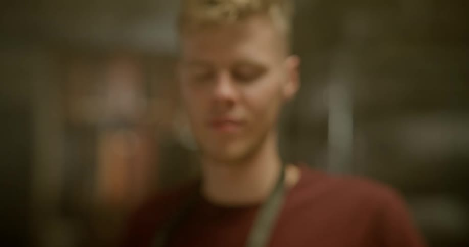 Man looking forward