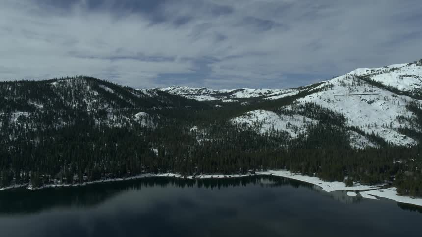 Snow is covering the mountain