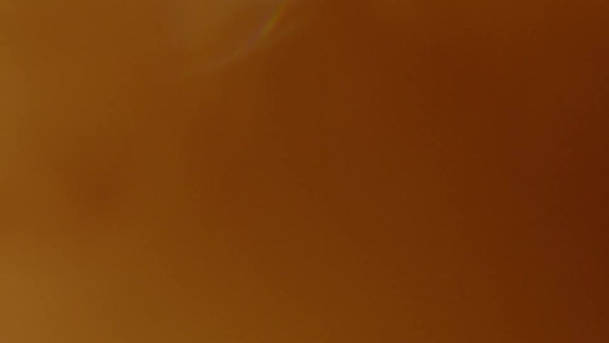 Orange liquid flowing