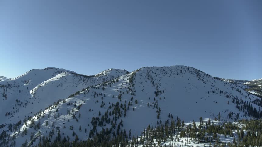 Snow is covering the mountain