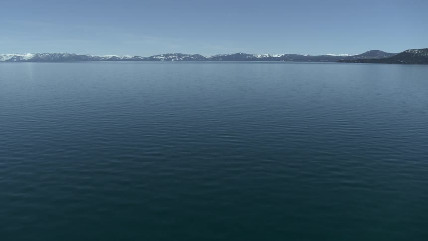 The ocean ripples in the breeze