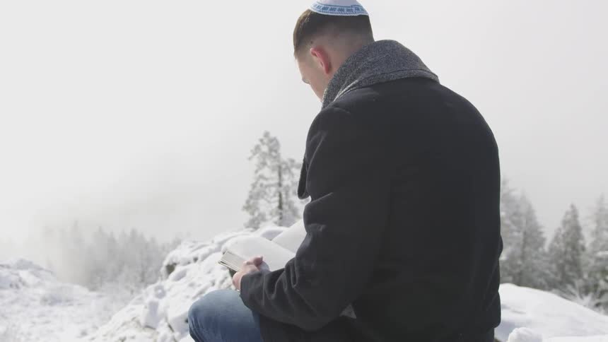 Hebrew Man In Woods