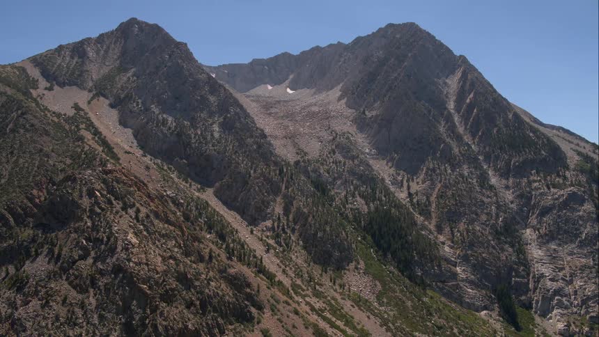 The trees are still among the mountains