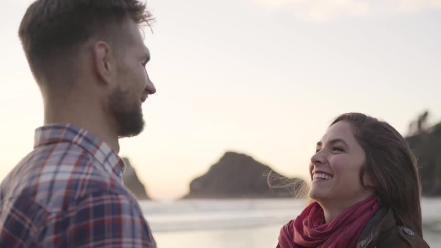 Couple At The Beach
