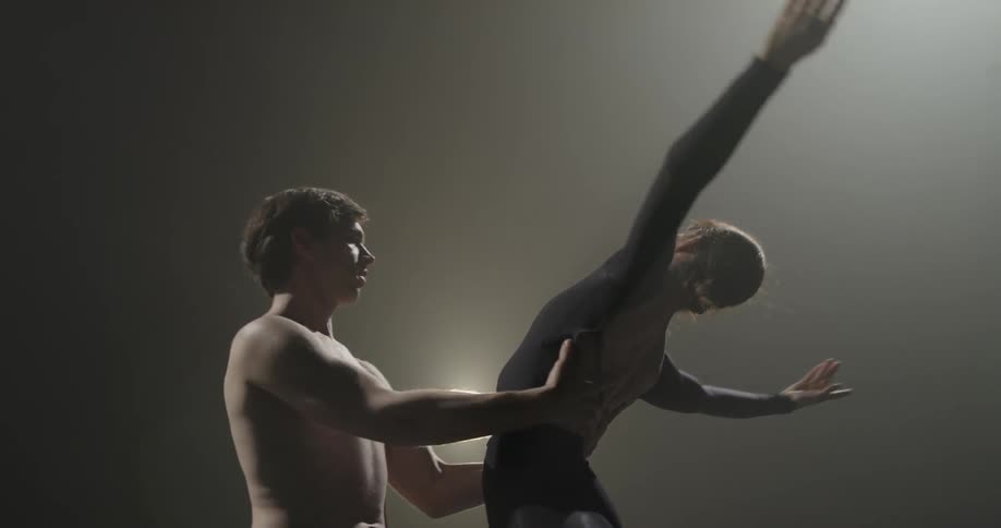 Ballet Dancers In Studio