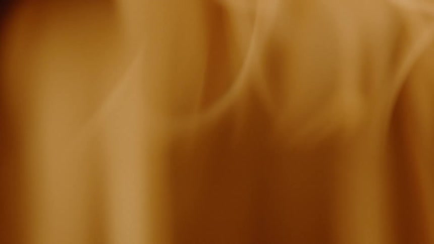 There is large orange flames