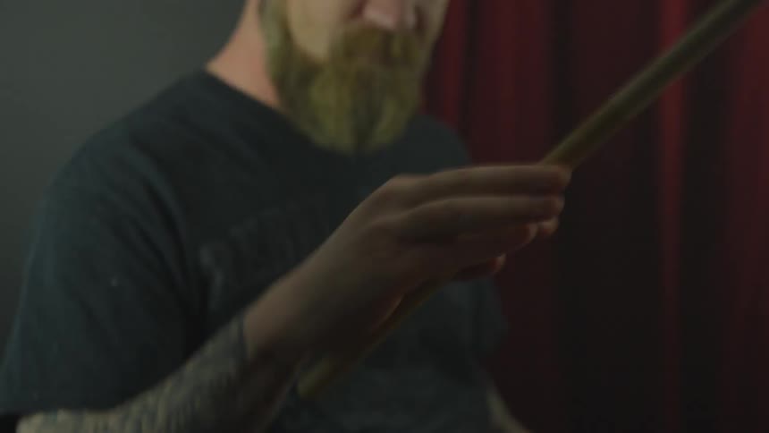 Friends Playing Instruments In Studio