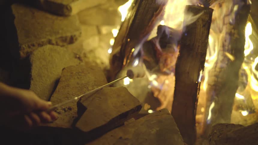 Friends Around Campfire