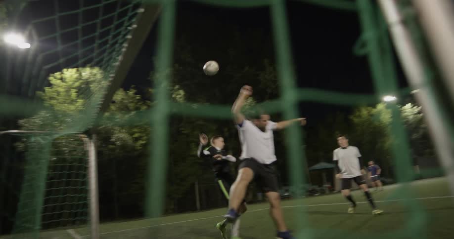 Soccer Game At Night