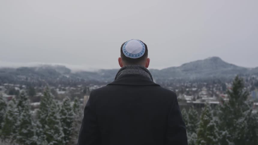 Hebrew Man In Woods