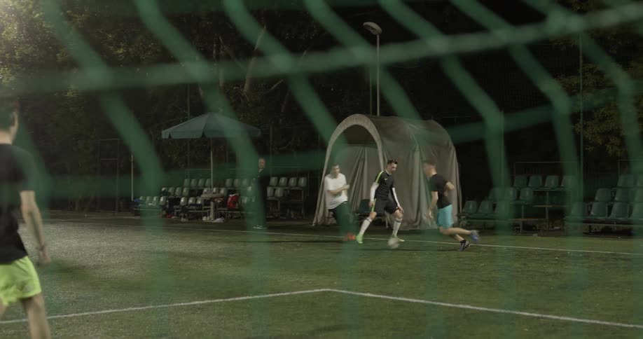 Soccer Game At Night
