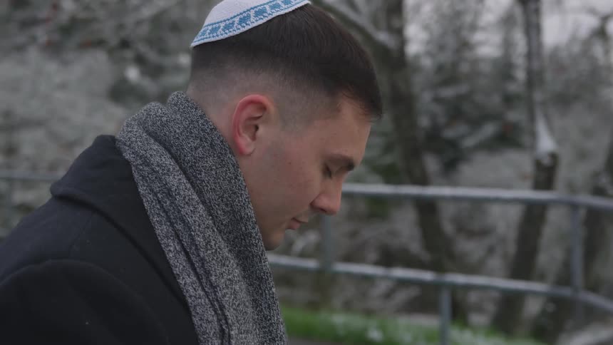 Hebrew Man In Woods