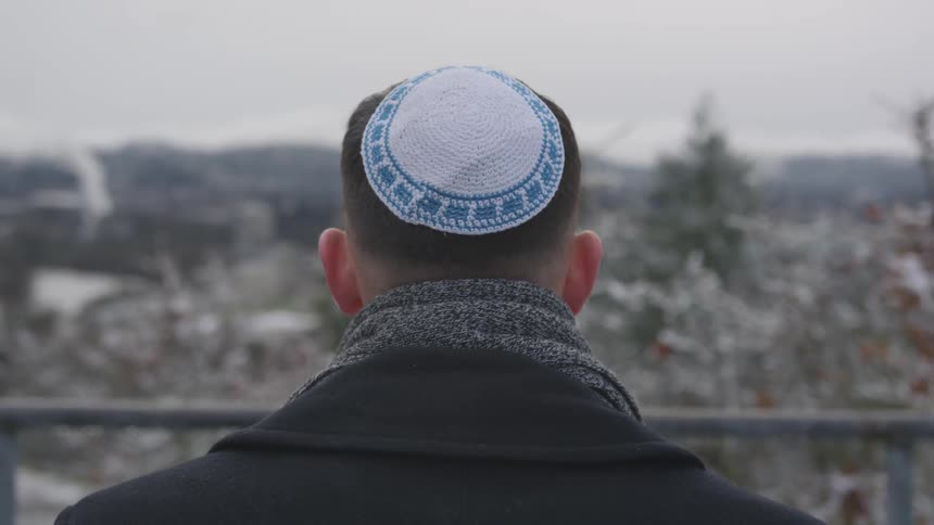 Hebrew Man In Woods