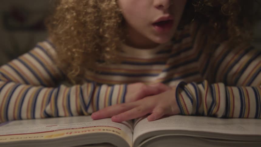 Girl Studying Science