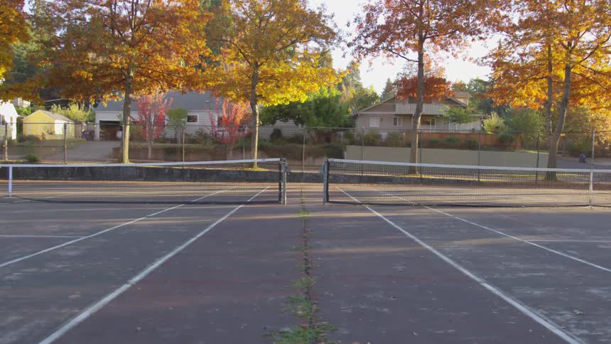 A tennis court