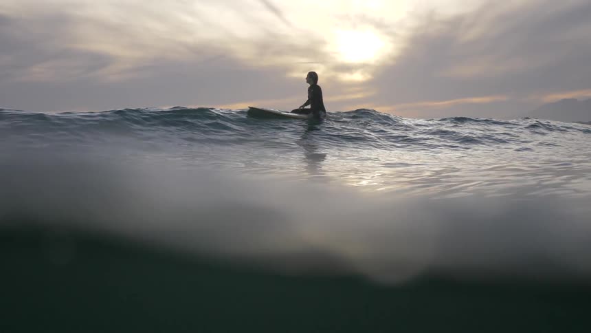 Friends Surfing