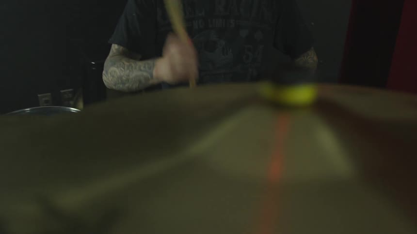 Friends Playing Instruments In Studio