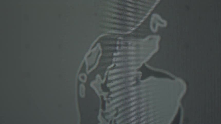 animation of lines on computer screen