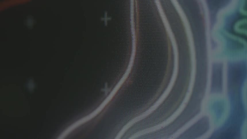 animation of lines on computer screen