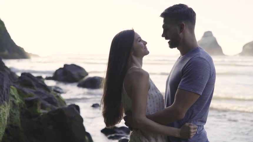 Couple At The Beach