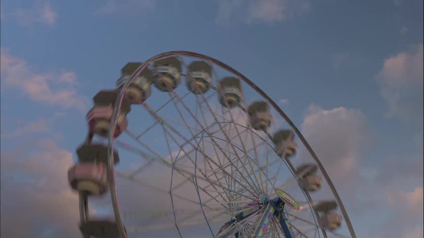 A ferris wheel at a carnival