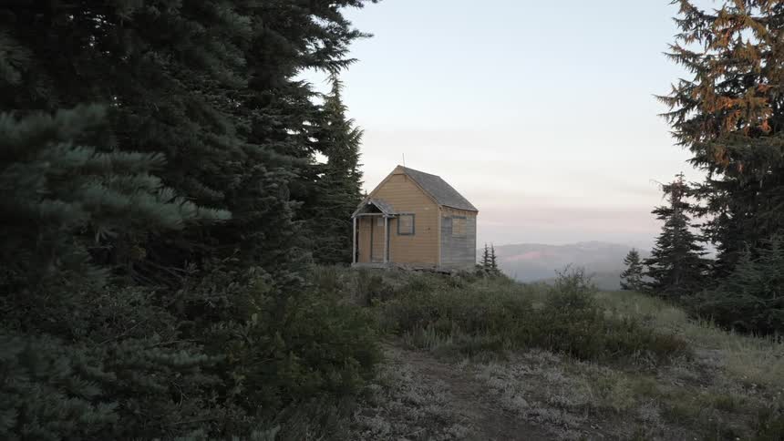 Small cabin in the woods
