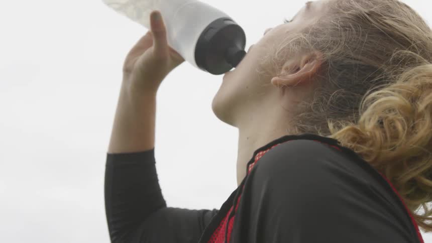 Girls At Soccer Practice