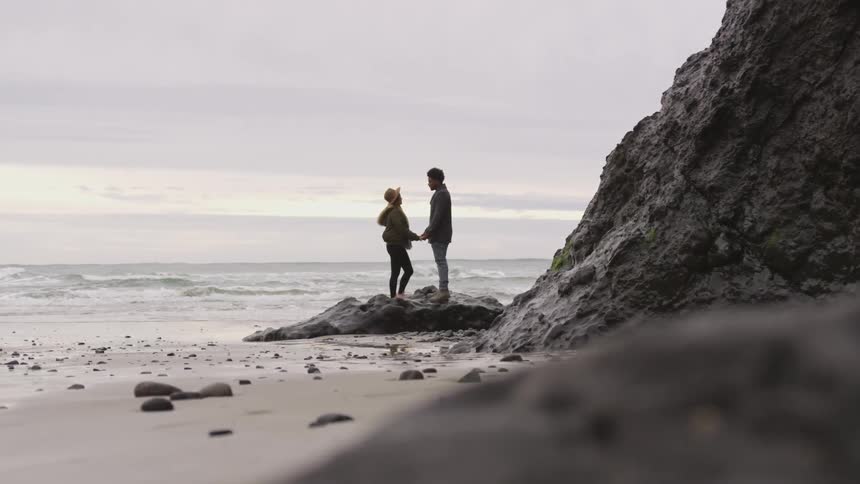 Couple On The Beach