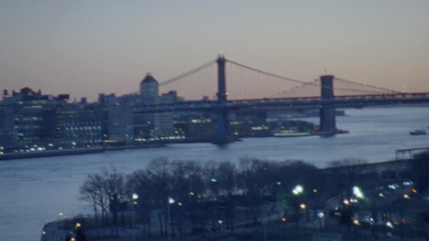 View of bridge from overpass