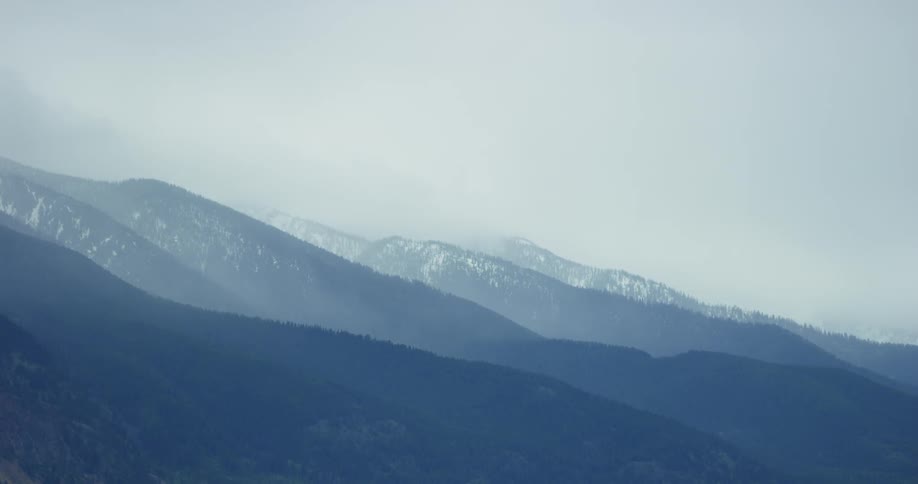 Man Traveling In Montana