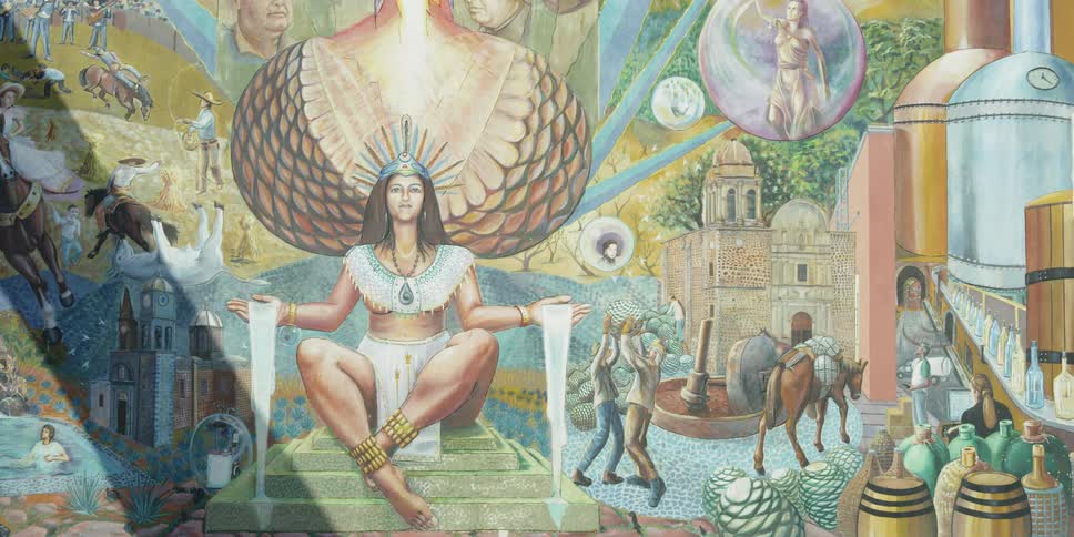 Museo Los Abuelos - Mayahuel Mural